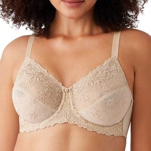 Wacoal Renaissance Rose Unlined Underwire Bra Nude 36DDD